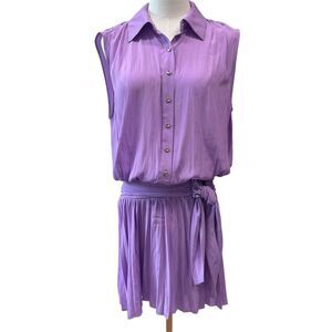 Ramy Brook Women's Tie Waist Mini Dress Size M